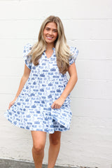 Stewart Simmons Auburn Toile Dress