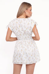 Wendi Ruffle Mini Dress - Floral