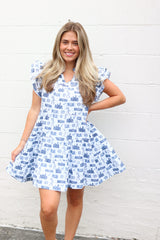 Stewart Simmons Auburn Toile Dress