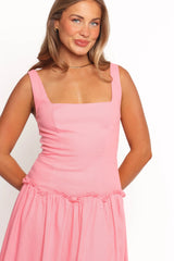 Clover Midi Dress - Pink